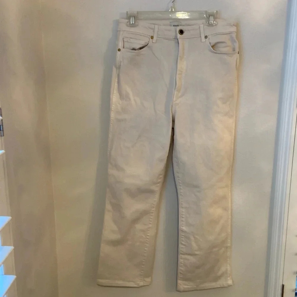 Khaite Cream Danielle Jeans